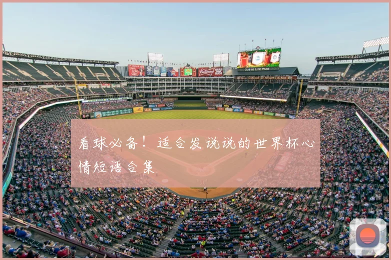 看球必备！适合发说说的世界杯心情短语合集