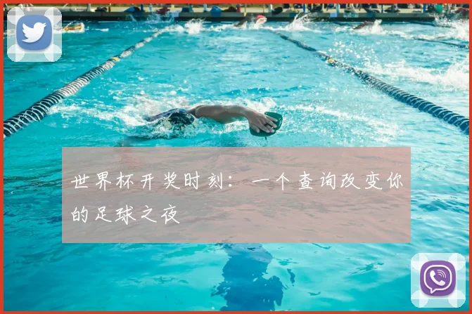 世界杯开奖时刻：一个查询改变你的足球之夜